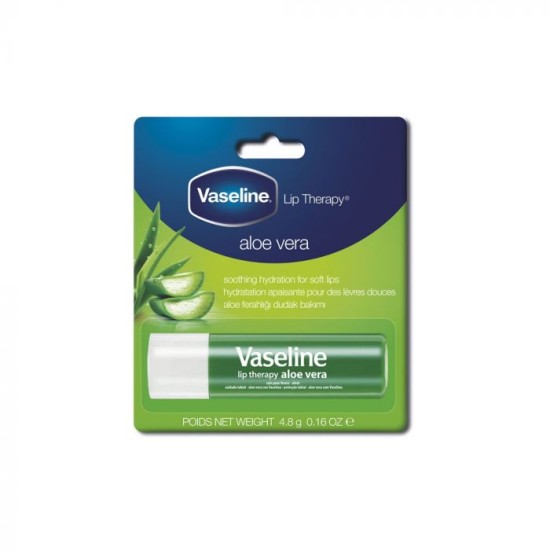 Vaseline Lip Therapy Aloe Vera, 4.8 gm