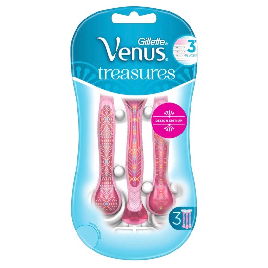 Gillette Venus Treasures Disposable Women's Razors 3's
