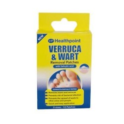 Healthpoint Verruca & Wart Removal Patches 10 Patches Healthpoint Verruca & Wart Removal Patches 10 Patches
