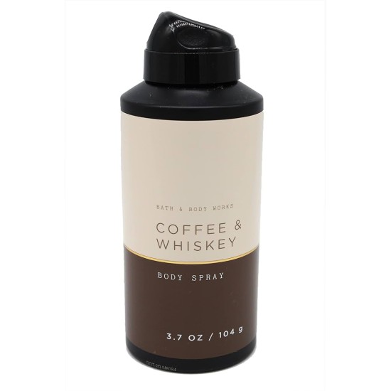 Bath & Body Works Coffee Whiskey Men's Collection Deodorizing Body Spray