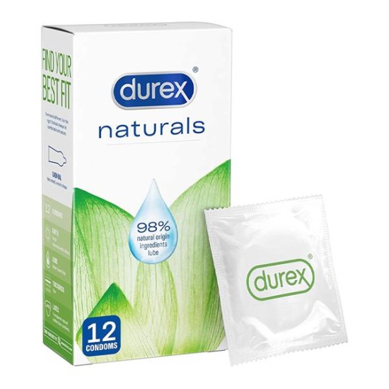 Durex Naturals 12 Pack