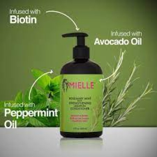 Mielle Organics Rosemary Mint Strengthening Leave-In Conditioner - 12 fl oz