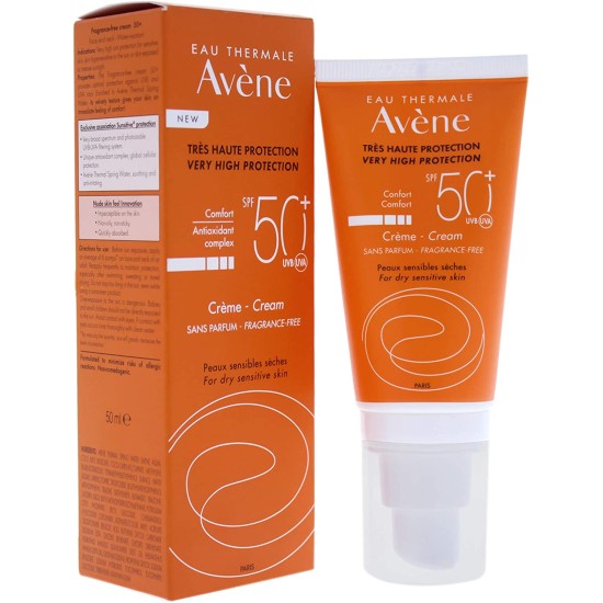 Avene Sun Cream For Face High Protection Spf50 50ml