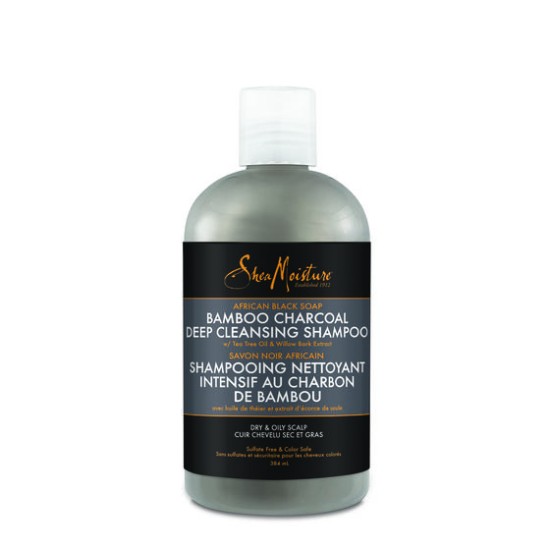 Shea Moisture African Black Soap Bamboo Charcoal Shampoo