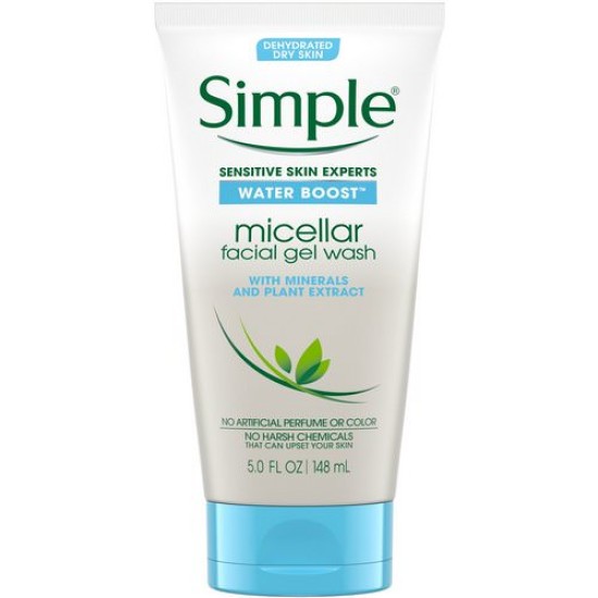 Simple Water Boost Micellar Facial Gel Wash 5.07oz