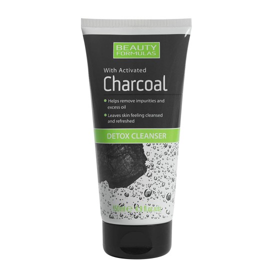 Beauty Formulas Activated Charcoal Detox  Cleanser 150ml