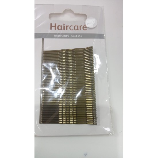 Hair Grips Gold 45 Pack