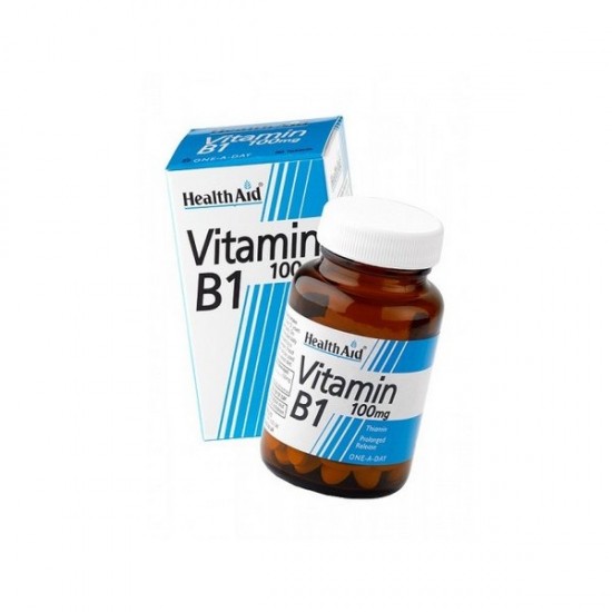 Health Aid Vitamin B1 (Thiamin) 100mg - Prolonged Release 90 Tablets