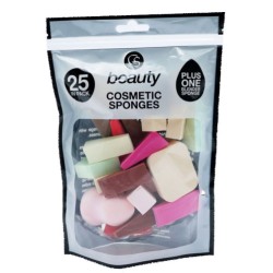 CS Beauty Cosmetic Sponges 25-pack