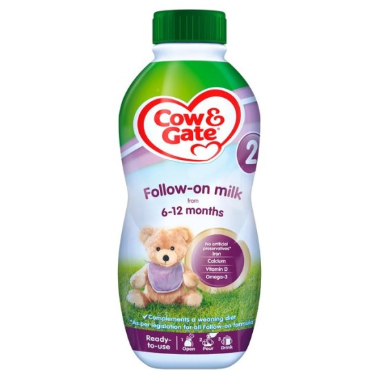 Cow And Gate 6-12 Months Follow-on Milk Stage 2 Ready To Use 200ml Cow And Gate 6-12 Months Follow-on Milk Stage 2 Ready To Use 200ml