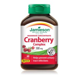 Jamieson Maximum Concentrate Cranberry Complex 500mg 60 Capsules Jamieson Maximum Concentrate Cranberry Complex 500mg 60 Capsules