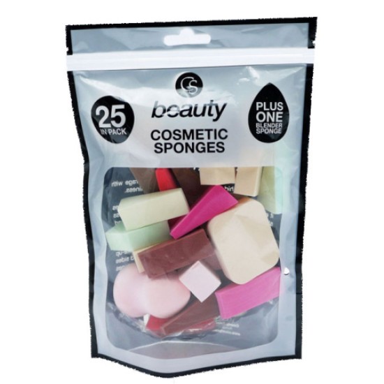 CS Beauty Cosmetic Sponges 25-pack