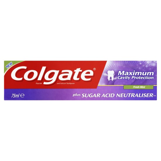 Colgate Maximum Cavity Protection Fresh Mint Toothpaste 75ml