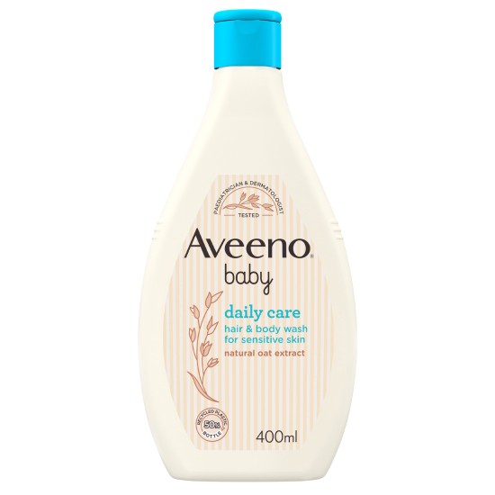 Aveeno Baby Daily Care Hair And Body Wash, 400ml