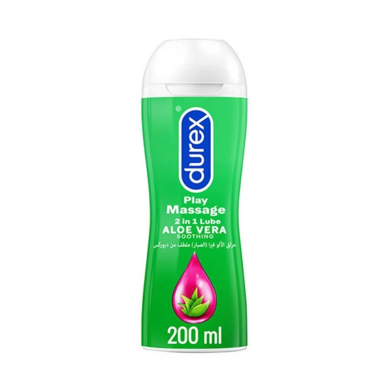 Durex Play Massage 2 In 1 Lube & Massage Gel With Aloe Vera 200ml