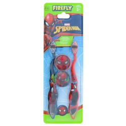 Firefly Spiderman Toothbrush Twin Pack with Caps for Kids Firefly Spiderman Toothbrush Twin Pack with Caps for Kids