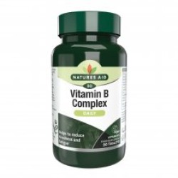 Natures Aid Vitamin B Complex 90 Tablets Natures Aid Vitamin B Complex 90 Tablets