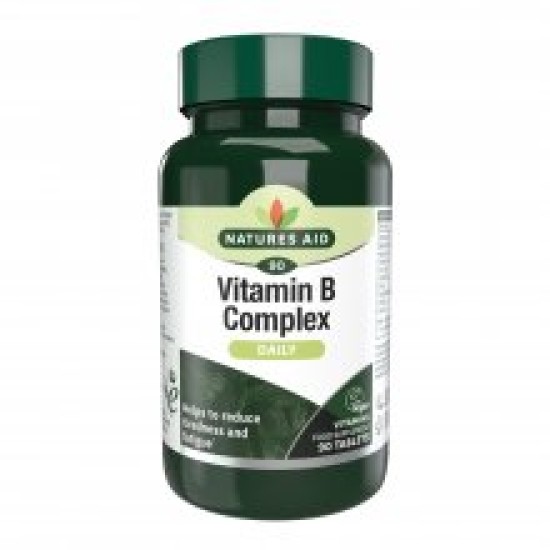 Natures Aid Vitamin B Complex 90 Tablets Natures Aid Vitamin B Complex 90 Tablets