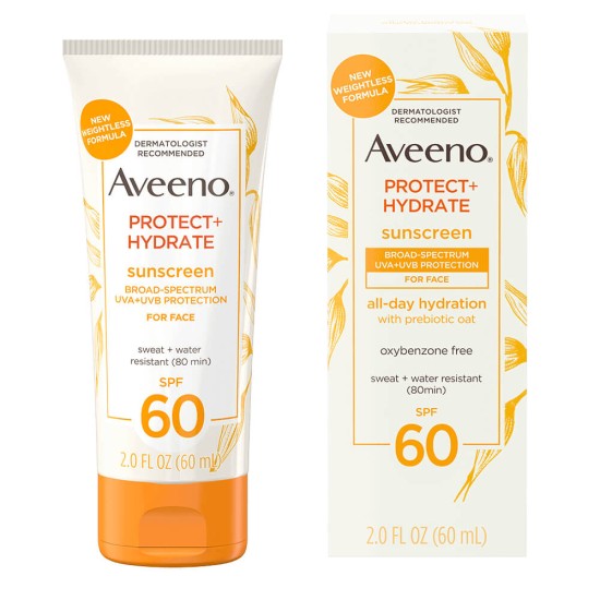 Aveeno Protect And Hydrate Body Sunscreen Lotion