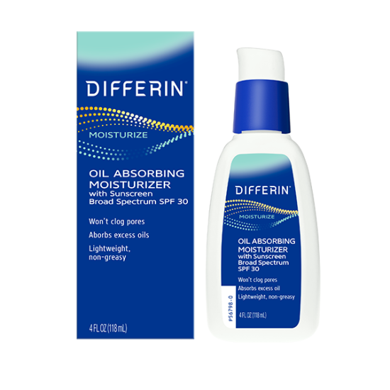 Differin Oil Absorbing Moisturizer with Sunscreen SPF 30