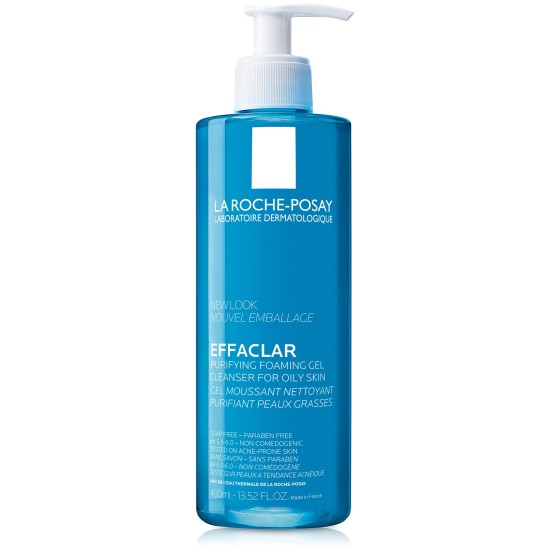 La Roche-posay Effaclar Gel Facial Wash for Oily Skin 400ml