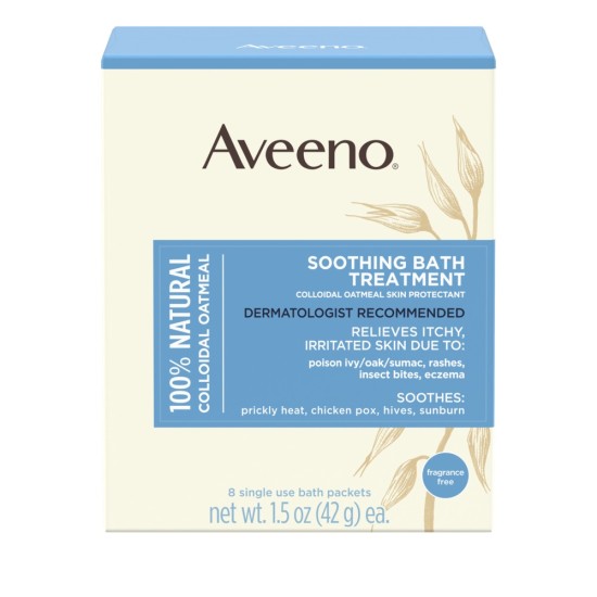 Aveeno Soothing Bath Treatment With Natural Oatmeal 1.5 Oz