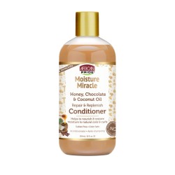 African Pride Moisture Miracle Honey, Chocolate & Coconut Oil Conditioner 12oz