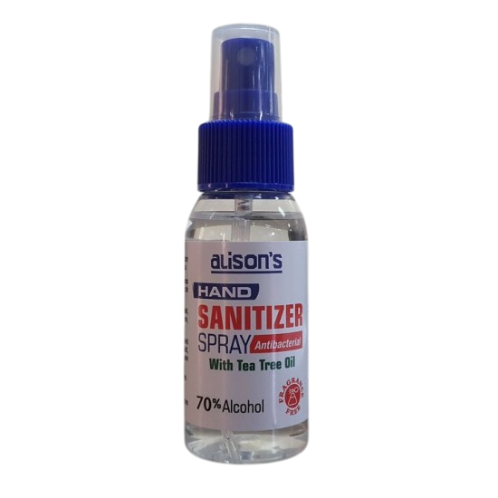 Alisons Hand Sanitizer Spray With Tea Tree Oil 100ml