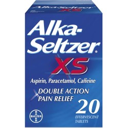 Alka Seltzer Xs 20 Effervescent Tablets