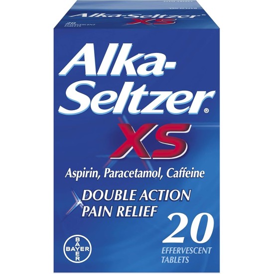 Alka Seltzer Xs 20 Effervescent Tablets