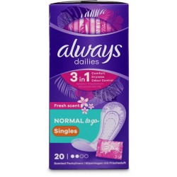 Always Daily To Go Liners 20 pcs Always Daily To Go Liners 20 pcs