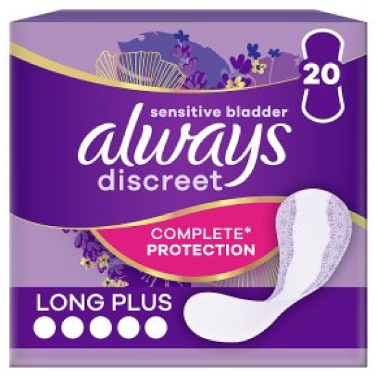 Always Discreet Liners 20 Pack Always Discreet Liners 20 Pack