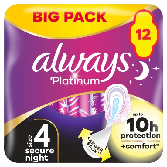 Always Platinum Ultra Thin Pads 12 Pads