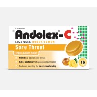 Andolex C Lozenges Honey Lemon 16 Lozenges
