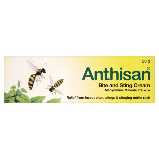 Anthisan Bite And Sting Cream 2% 20g Anthisan Bite And Sting Cream 2% 20g