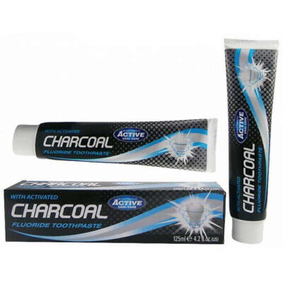 Beauty Formulas Activated Charcoal Fluoride Toothpaste 125ml
