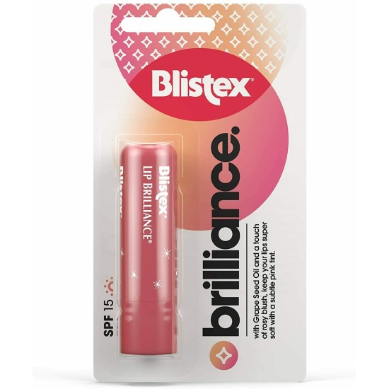 Blistex Lip Brilliance Rosy Glow Spf 15 Lip Balm 3.7g