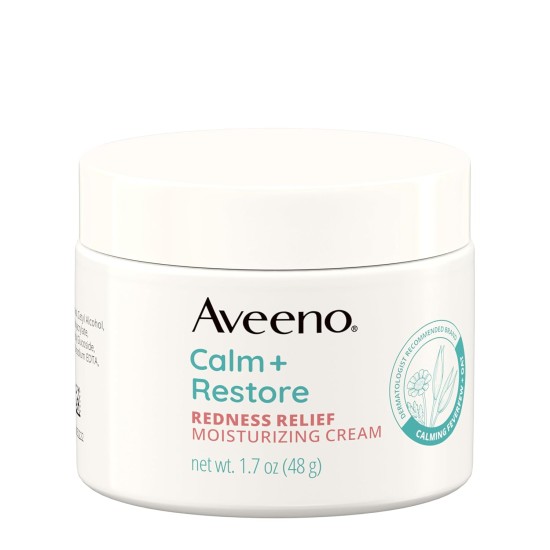 Aveeno Calm + Restore Facial Moisturizer Face Cream for Redness Relief 48g