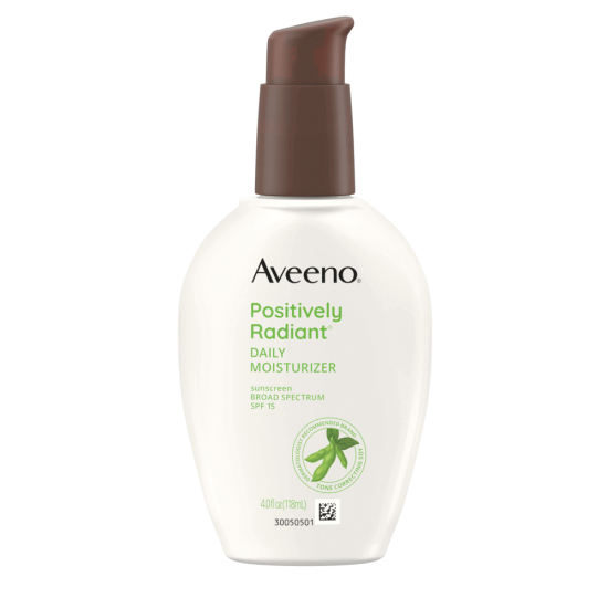 Aveeno Positively Radiant Daily Moisturizer Spf15 4 Oz