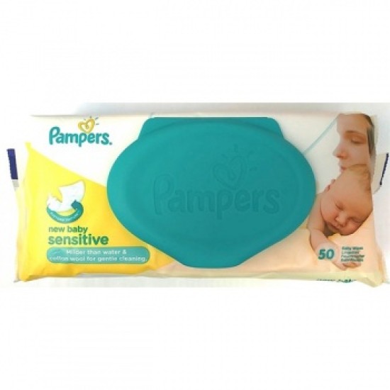 Pampers New Baby Sensitive Wet Wipes 50 Pack