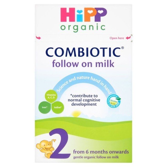 Hipp Organic Combiotic Follow On Milk 6+ Months 800g