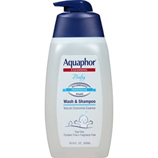Aquaphor Baby Wash And Shampoo 16.9 Oz