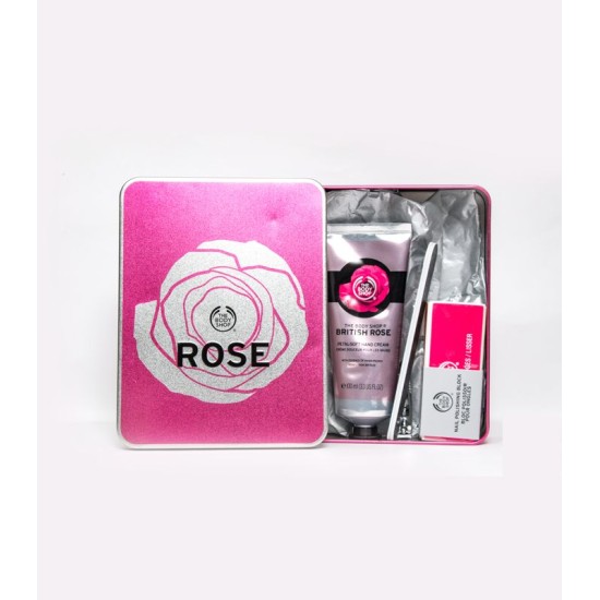 The Body Shop British Rose Expert Manicure Set