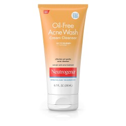 Neutrogena Oil-free Acne Wash Cream Cleanser 200ml