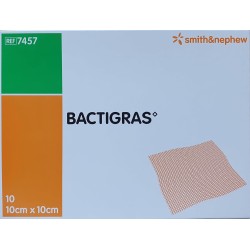 Bactigras 10cm x 10cm Pack of 10