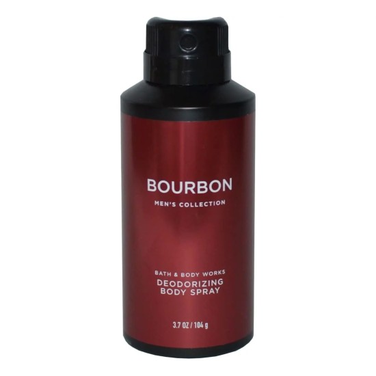 Bath & Body Works Bourbon Men's Collection Deodorizing Body Spray 3.7 Oz