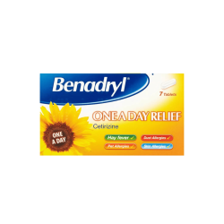 Benadryl One A Day Relief Cetirizine 7 Tablets