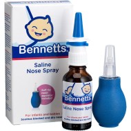 Bennetts Saline Nose Spray 30ml with Aspirator