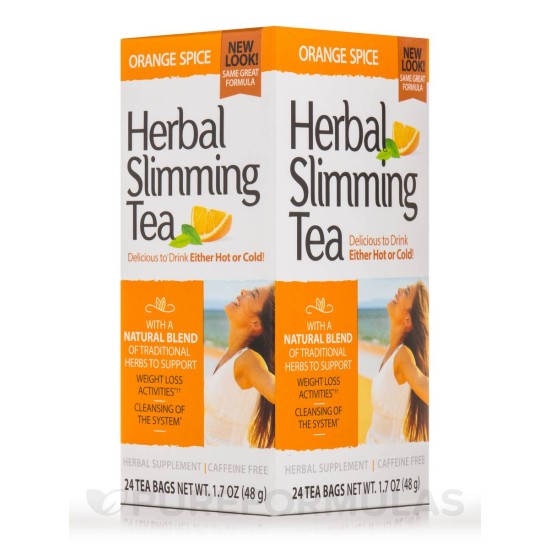 21st Century Herbal Slimming Tea Orange Spice 24 Tea Bags