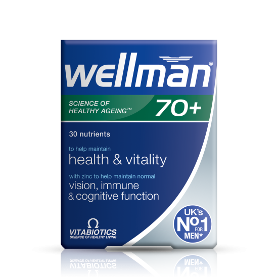 Vitabiotics Wellman 70+multivitamin Mineral 30 Tablets